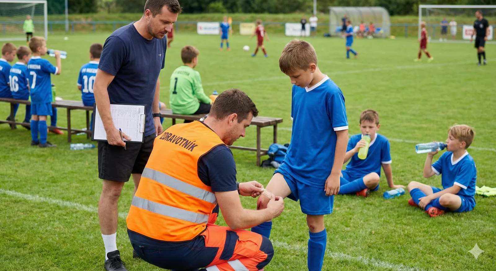 Jasné role na sportovní akci snižují riziko