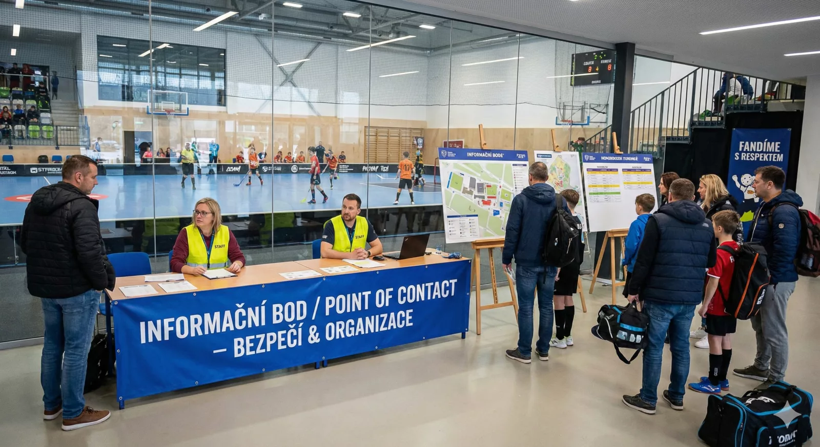 Organizace turnaje očima bezpečí dětí